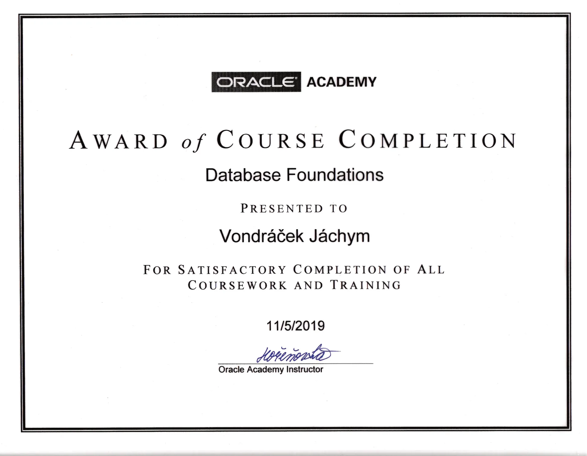 Database Foundations