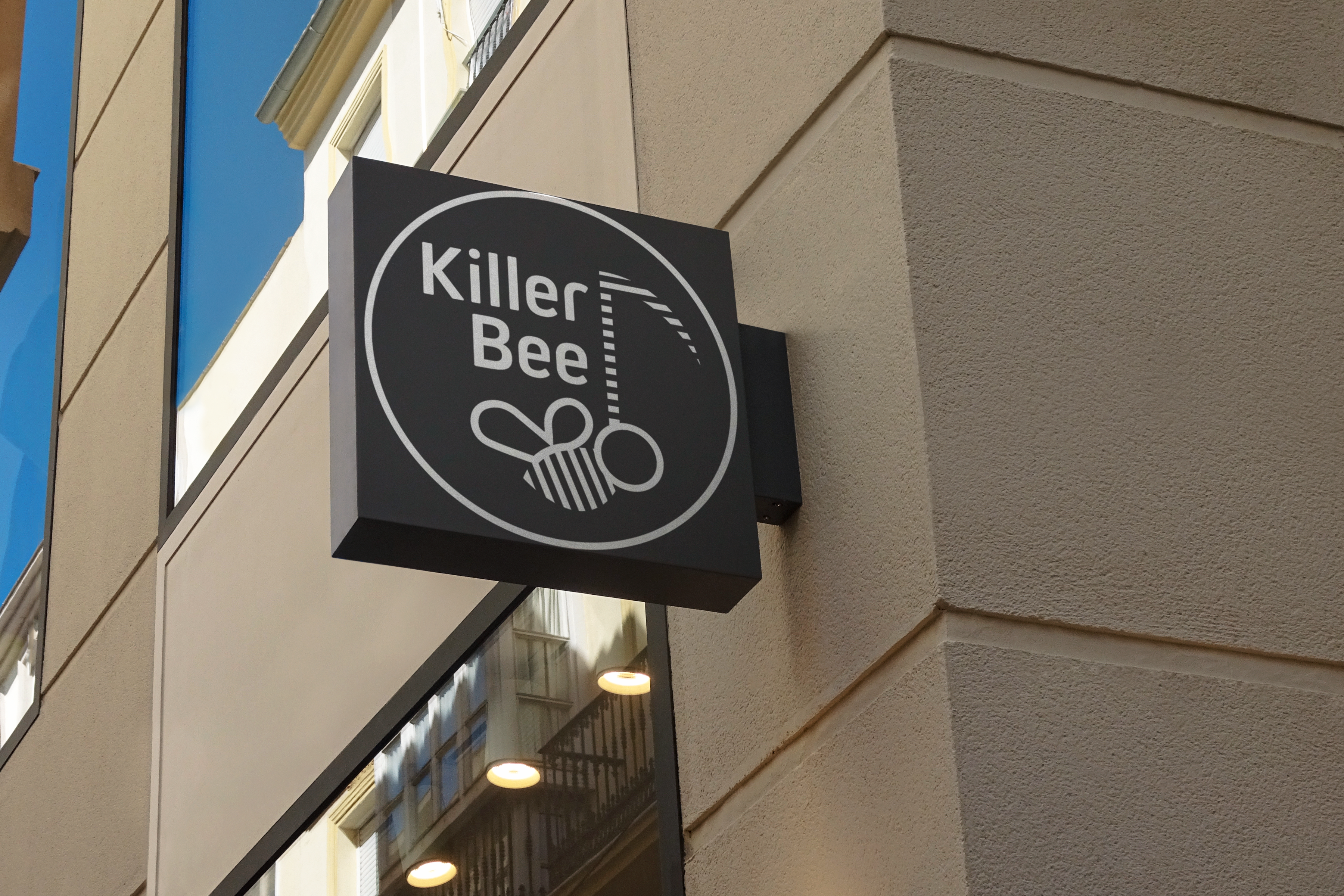 Mockup venkovní reklamní cedule